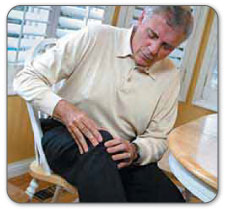 Osteoarthritis knee pain can be treated with a Knee Inferno Wrap.