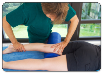 Physical therapists will warm up your muscle by performing deep tissue massage.