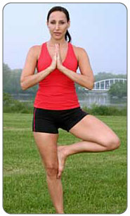 Help strength your body with exercise - yoga.